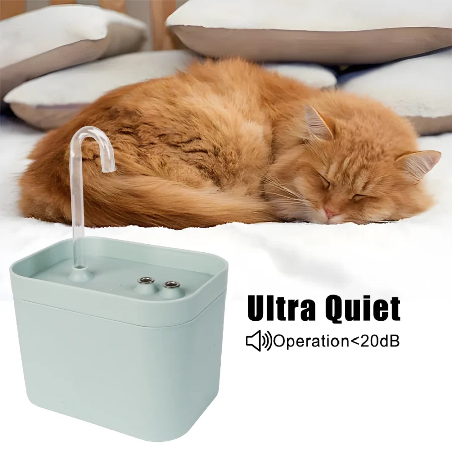 Recirculate Filtring 1.5L USB Electric Cat Water Fountain Auto Filter Cat Drinker Bowl for Cats Pet Water Mute Dispenser - Image 16