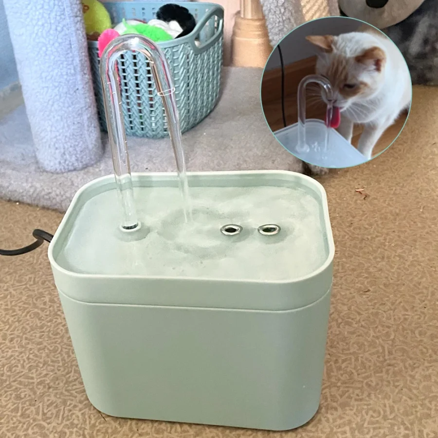 Recirculate Filtring 1.5L USB Electric Cat Water Fountain Auto Filter Cat Drinker Bowl for Cats Pet Water Mute Dispenser - Image 25